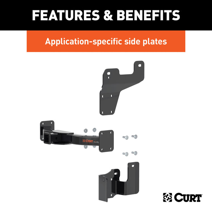 CURT 13903 Class 3 Multi-Fit Trailer Hitch with 2in. Receiver; Select Ford F-150 - Truck Part Superstore