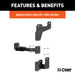 CURT 13903 Class 3 Multi-Fit Trailer Hitch with 2in. Receiver; Select Ford F-150 - Truck Part Superstore