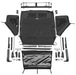 Rampage 139435 Trailview Frameless Soft Top; w/Tinted Windows/Door Surrounds; - Truck Part Superstore