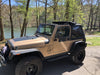 Rampage 139535 Trailview Frameless Soft Top; Black Diamond; w/Tinted Windows/Door Surrounds; - Truck Part Superstore
