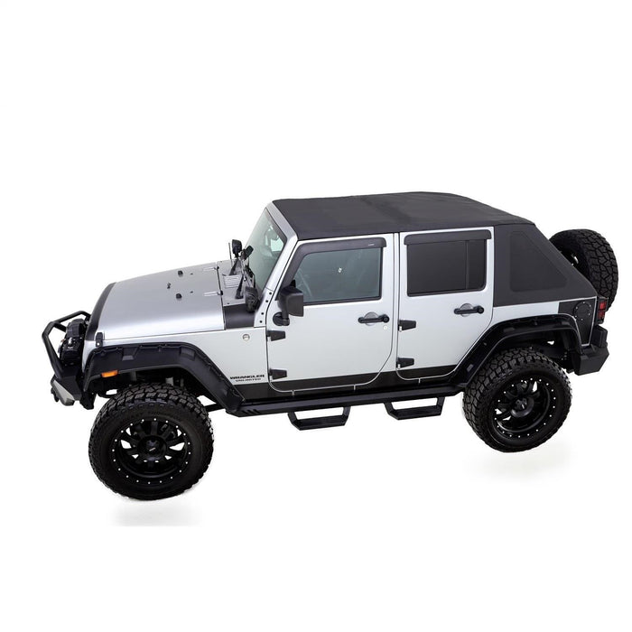 Rampage 139835 Trailview Frameless Soft Top; Black Diamond; w/Tinted Windows/Door Surrounds; - Truck Part Superstore