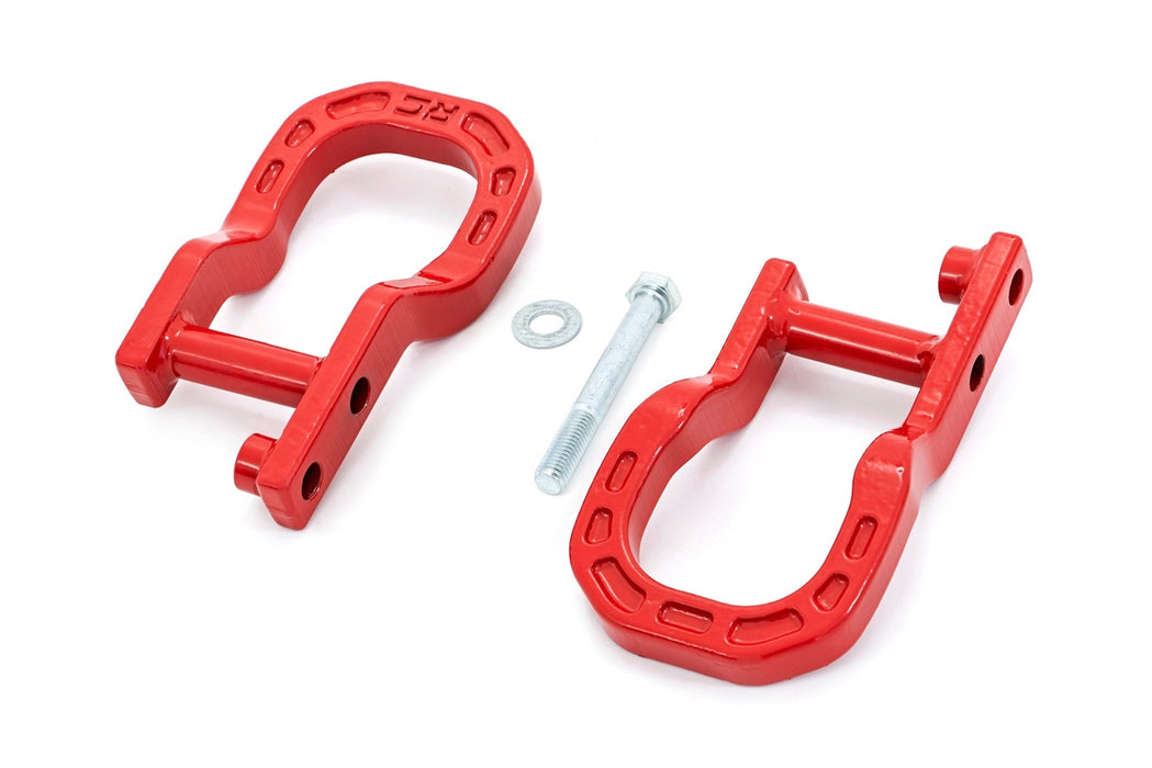 Rough Country RS134 Forged Tow Hooks 14-18 Chevy 1500 Red Rough Country - Truck Part Superstore
