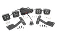 Rough Country 70837 Toyota 2-inch LED Lower Windshield Ditch Kit (14-20 Tundra Black Series w/ Cool White DRL) Rough Country - Truck Part Superstore