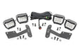 Rough Country 70839 Toyota 3-inch LED Lower Windshield Ditch Kit (14-20 Tundra 3 Inch Osram Wide Angle Series) Rough Country - Truck Part Superstore