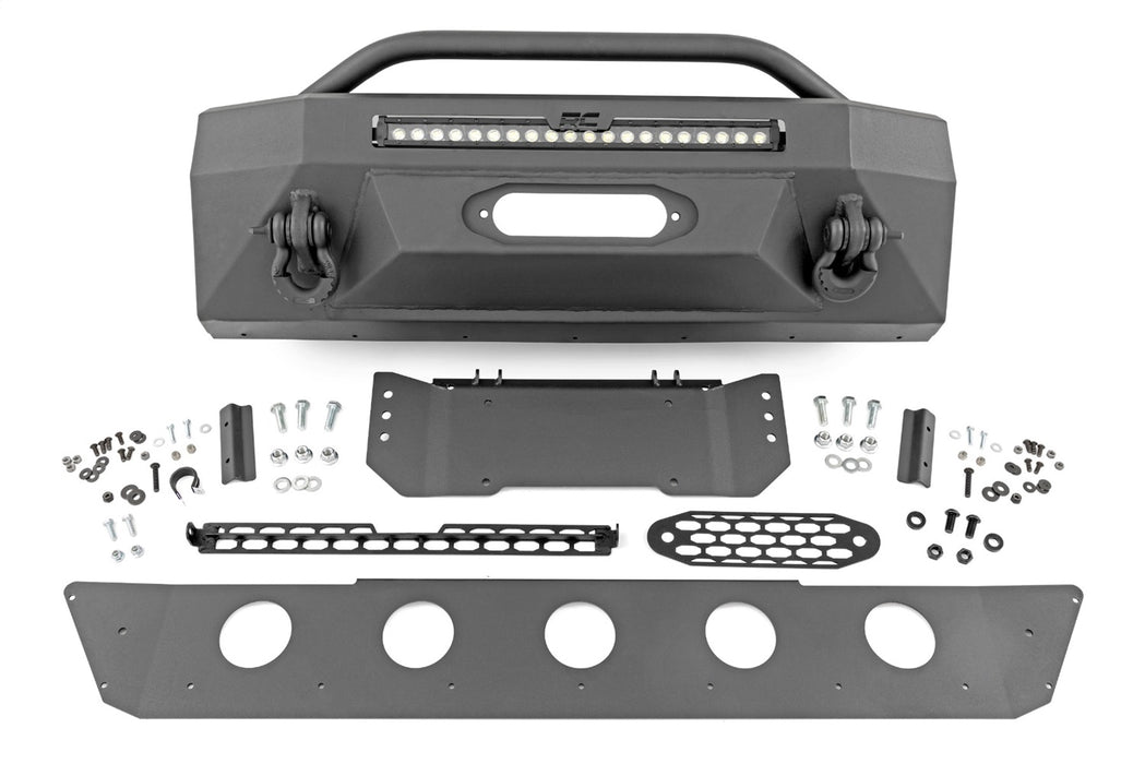 Rough Country 10744 Front Bumper Hybrid with 20 Inch LED Light Bar 14-22 Toyota 4Runner 2WD/4WD Rough Country - Truck Part Superstore