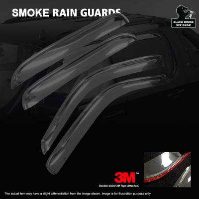 Black Horse Off Road 14-94321 Smoke Acrylic Tape On - Truck Part Superstore