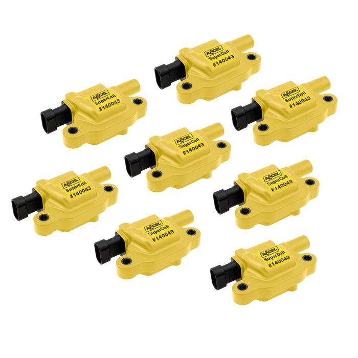 ACCEL 140043-8 SuperCoil Direct Ignition Coil Set - Truck Part Superstore