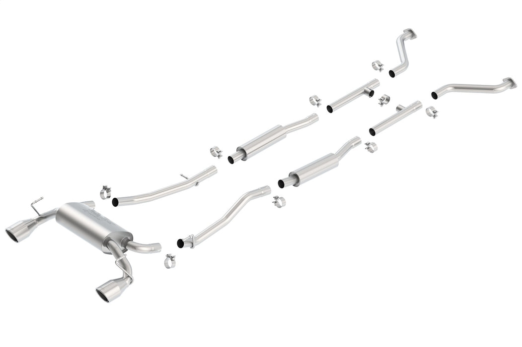 Borla 140045 Cat-Back Exhaust System - S-Type - True Dual - Truck Part Superstore