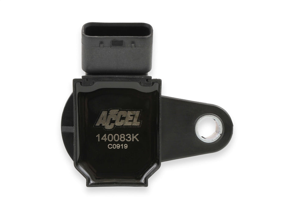 ACCEL 140083K Direct Ignition Coil; OEM Replacement; Black; Silicon Magnetic Steel Core; - Truck Part Superstore