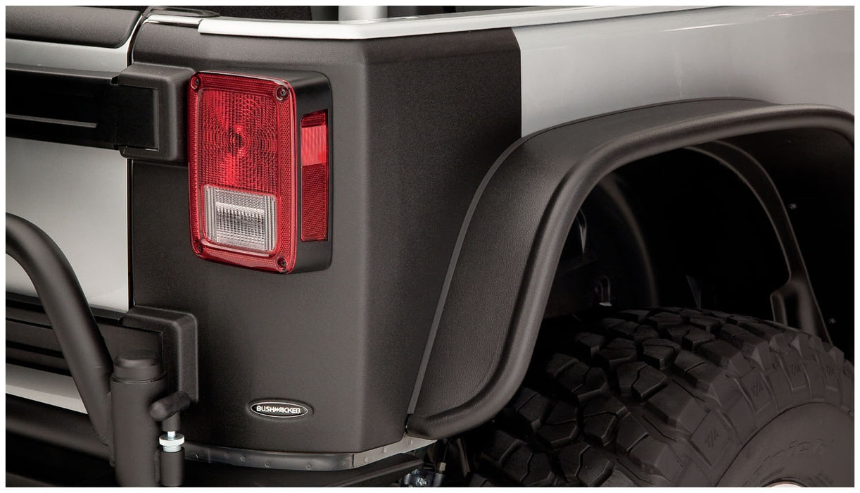 Bushwacker 14009 TrailArmor™ Corner Guard; OE Matte Black; Rear; - Truck Part Superstore