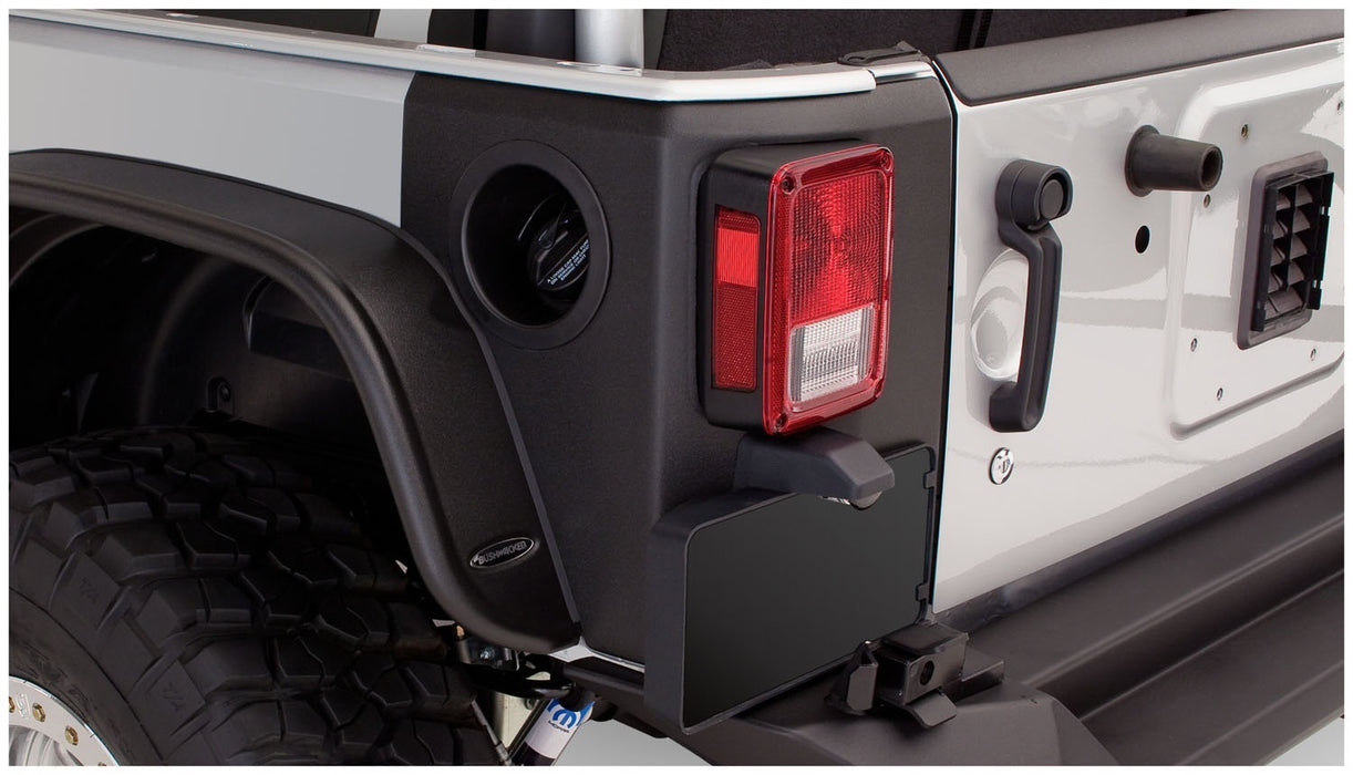 Bushwacker 14009 TrailArmor™ Corner Guard; OE Matte Black; Rear; - Truck Part Superstore