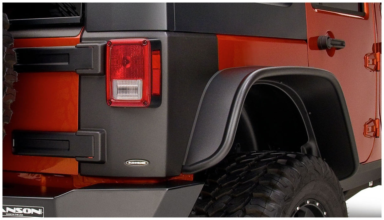 Bushwacker 14010 TrailArmor™ Corner Guard; OE Matte Black; Rear; - Truck Part Superstore