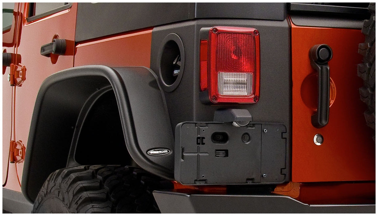 Bushwacker 14010 TrailArmor™ Corner Guard; OE Matte Black; Rear; - Truck Part Superstore