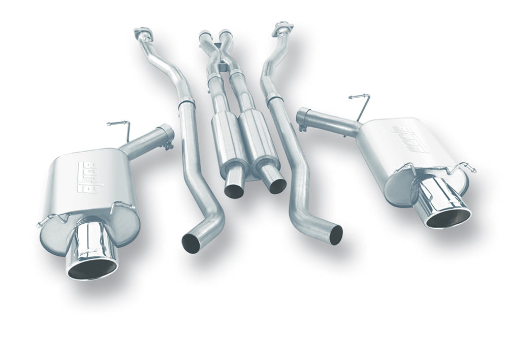 Borla 140178 Cat-BackExhaust System - Touring - Truck Part Superstore