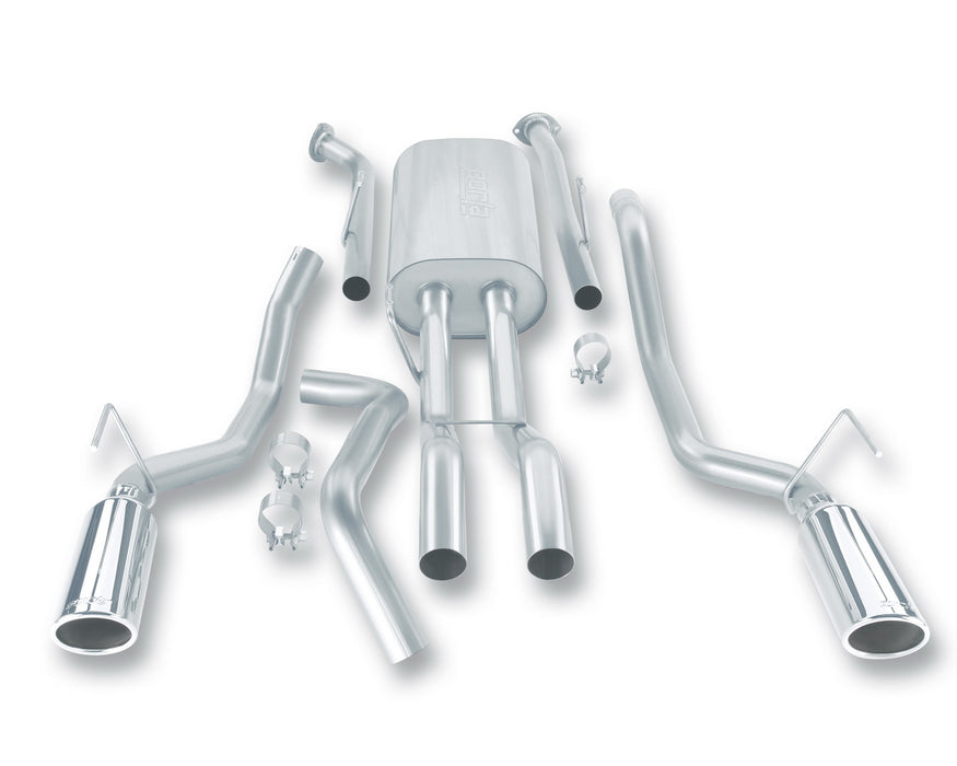 Borla 140239 Cat-BackExhaust System - Touring - Truck Part Superstore
