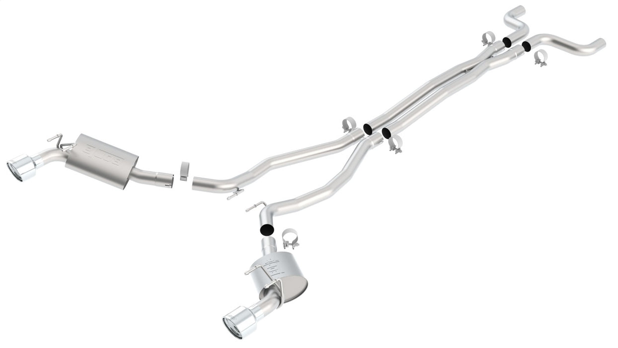 Borla 140281 Cat-BackExhaust System - Touring - Truck Part Superstore