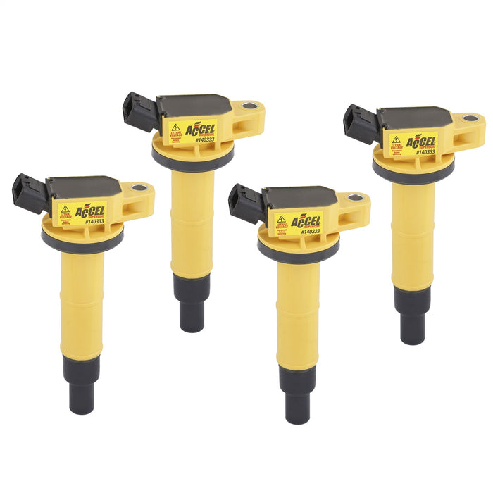ACCEL 140333-4 SuperCoil Direct Ignition Coil Set - Truck Part Superstore