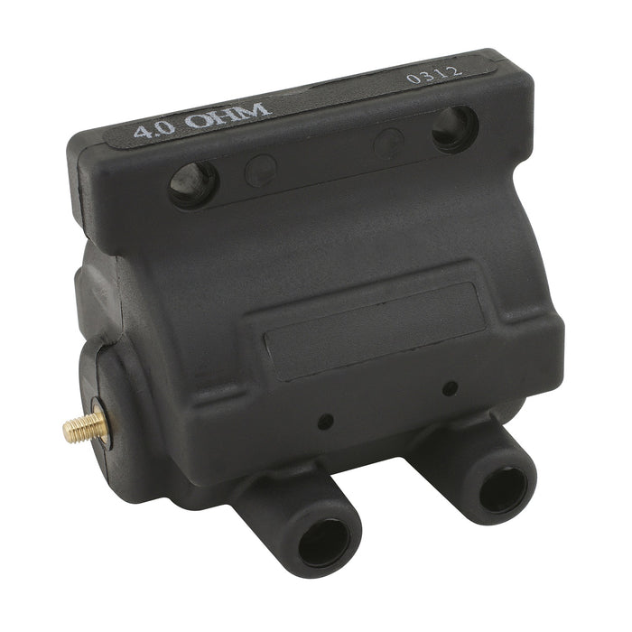 ACCEL 140402BK Power Pulse Motorcycle Ignition Coil; 4.2 Ohms Resistance; Points; Black; - Truck Part Superstore
