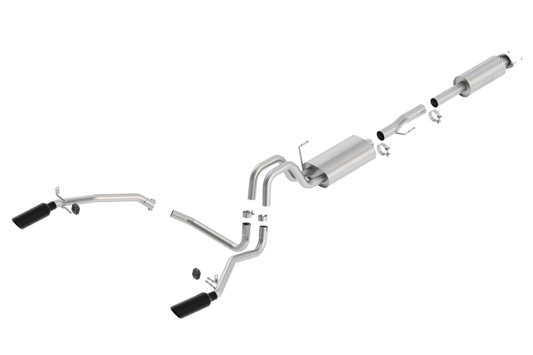 Borla 140416BC Cat-Back Exhaust System - S-Type - Truck Part Superstore