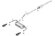 Borla 140459BC Cat-Back Exhaust System - Touring - Truck Part Superstore