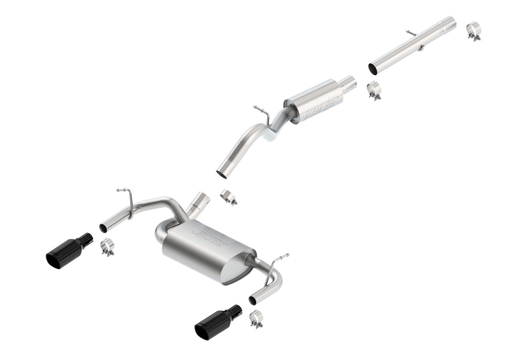 Borla 140460BC Cat-Back Exhaust System - Touring - Truck Part Superstore