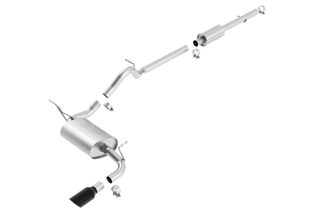 Borla 140461BC Cat-Back Exhaust System - Touring - Truck Part Superstore