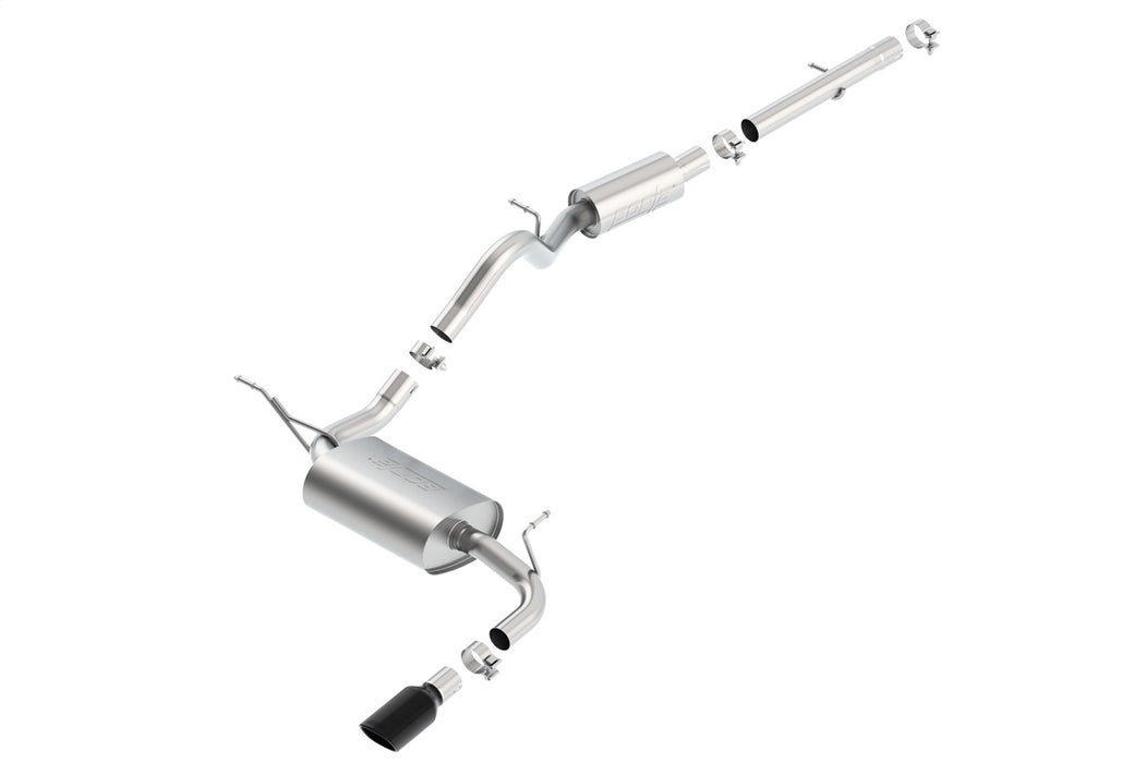 Borla 140462BC Cat-BackExhaust System - Touring - Truck Part Superstore