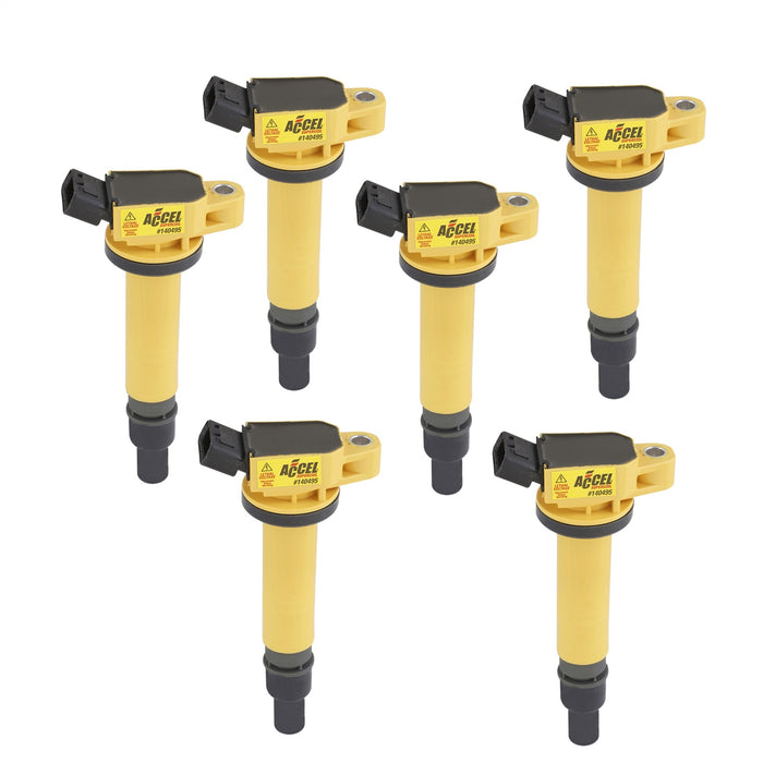 ACCEL 140495-6 SuperCoil Direct Ignition Coil Set - Truck Part Superstore