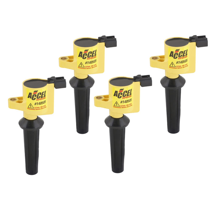 ACCEL 140505-4 SuperCoil Direct Ignition Coil Set - Truck Part Superstore