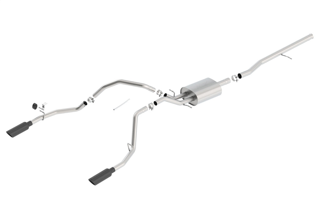Borla 140535BC Cat-Back Exhaust System - Touring - Truck Part Superstore