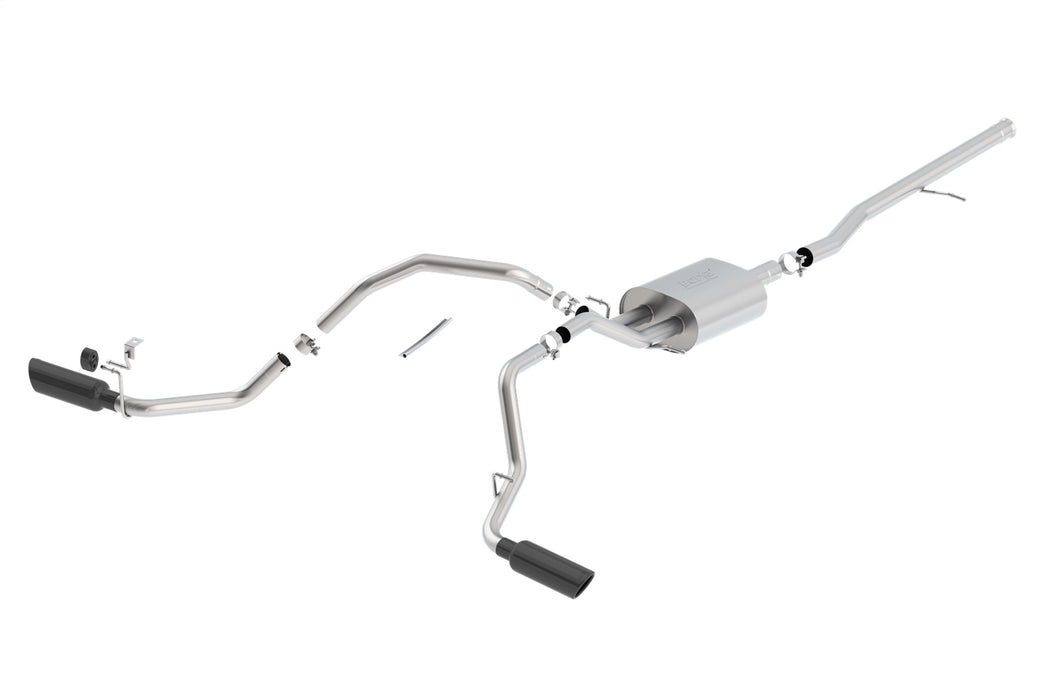 Borla 140544BC Cat-Back Exhaust System - Touring - Truck Part Superstore