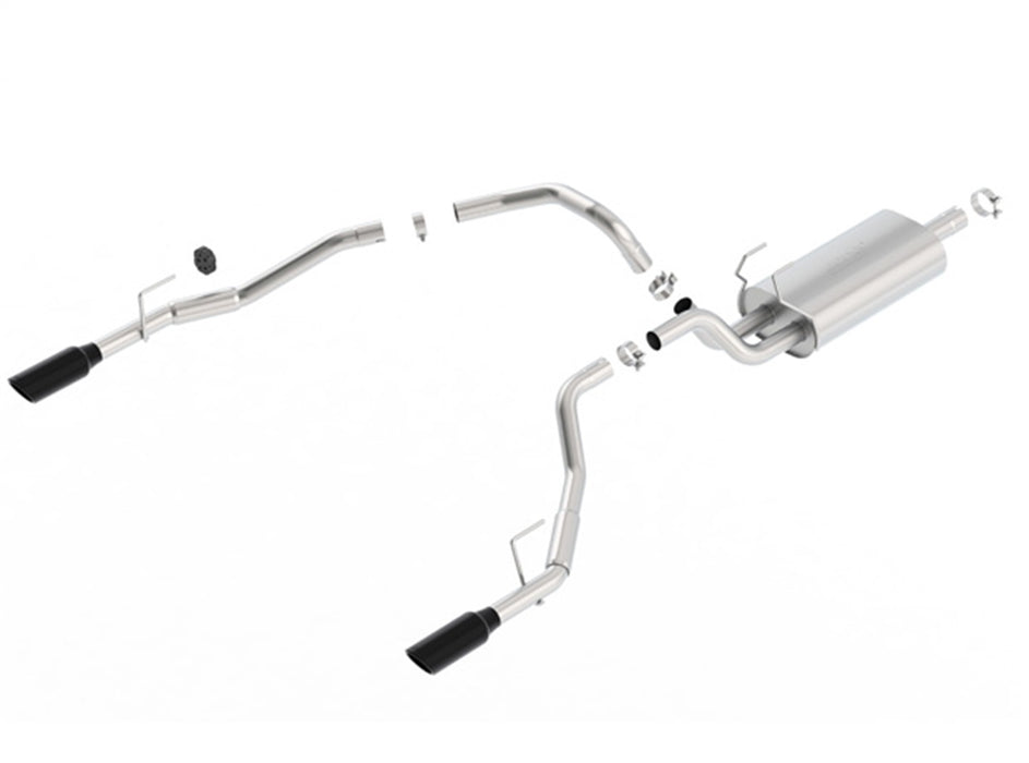 Borla 140552BC Cat-Back(tm) Exhaust System - Touring - Truck Part Superstore