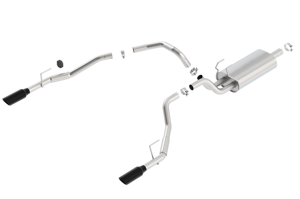 Borla 140553BC Cat-Back Exhaust System - Touring - Truck Part Superstore