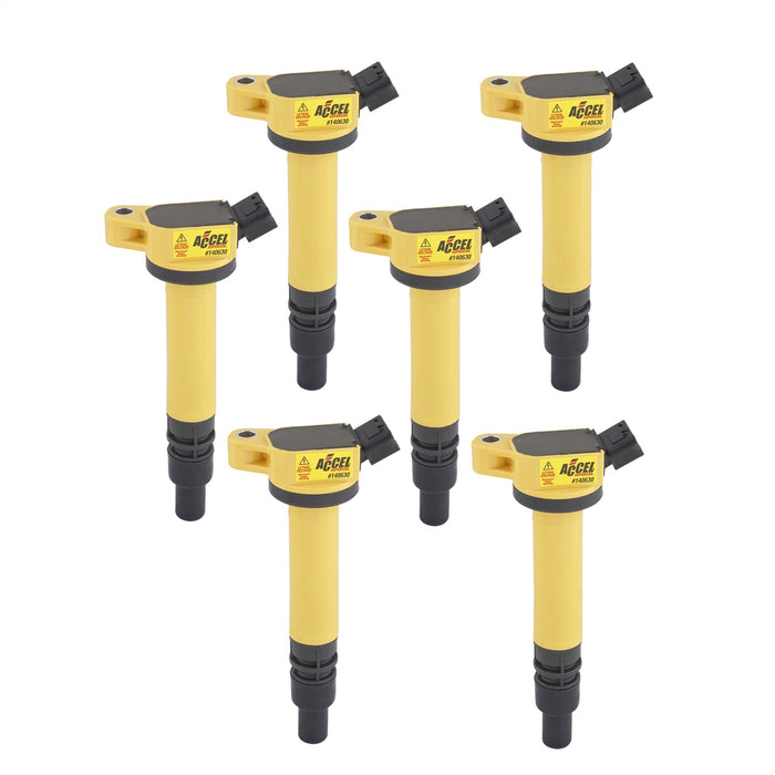 ACCEL 140630-6 SuperCoil Direct Ignition Coil Set - Truck Part Superstore
