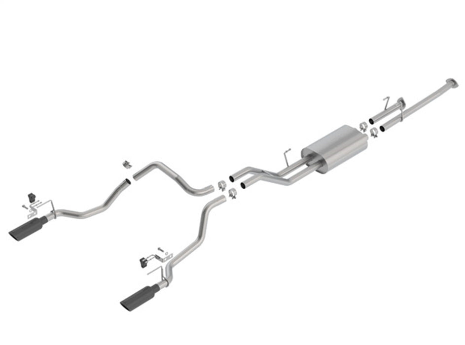 Borla 140638BC Cat-Back(tm) Exhaust System - Touring - Truck Part Superstore