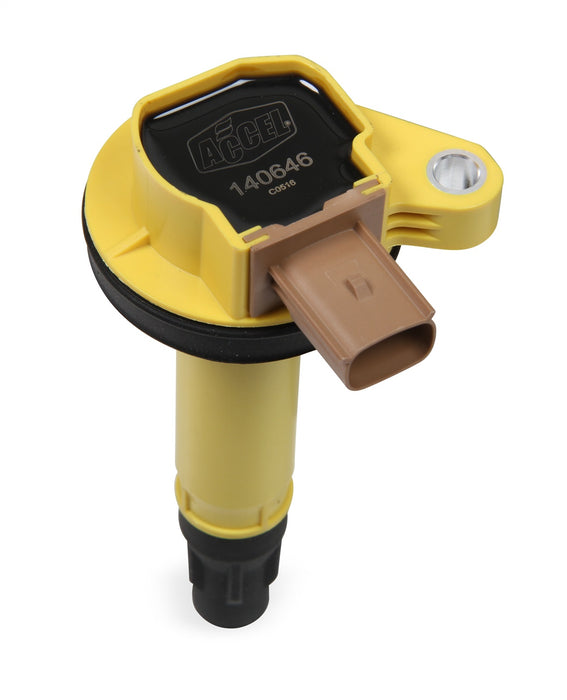 ACCEL 140646 SuperCoil Direct Ignition Coil; OEM Replacement; 3 Pin; Yellow; - Truck Part Superstore