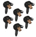 ACCEL 140646K-6 SuperCoil Direct Ignition Coil Set; OEM Replacement; 3 Pin; Black; Set Of 6; - Truck Part Superstore