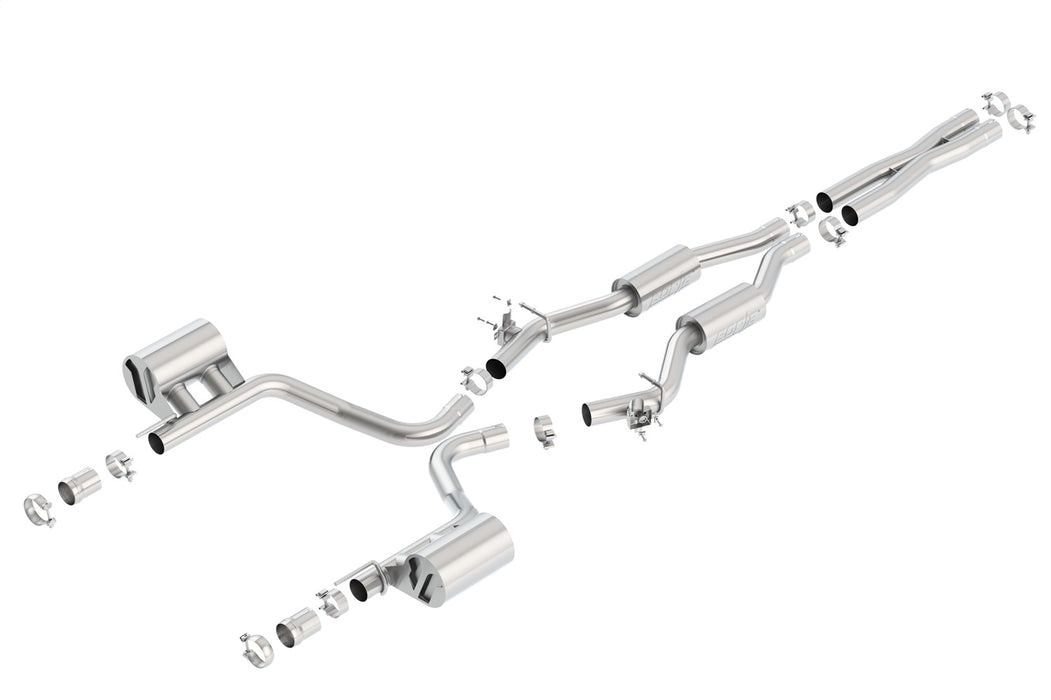 Borla 140676 Cat-BackExhaust System - Touring - Truck Part Superstore