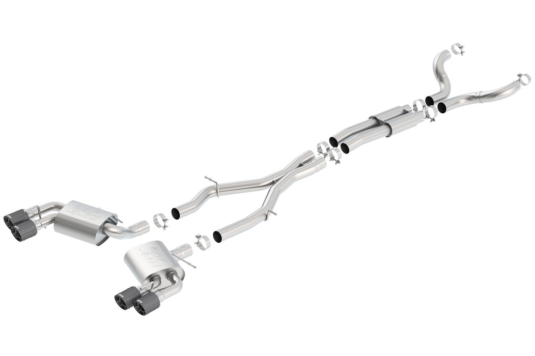 Borla 140688CF Cat-Back(tm) Exhaust System - ATAK(r) - Truck Part Superstore