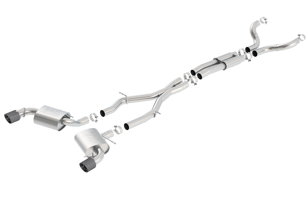 Borla 140690CF Cat-Back(tm) Exhaust System - ATAK(r) - Truck Part Superstore
