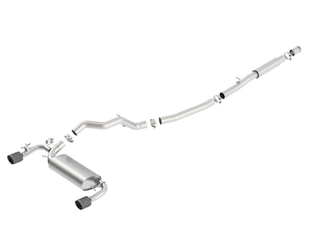 Borla 140702CFBA Cat-Back Exhaust System - S-Type - Truck Part Superstore
