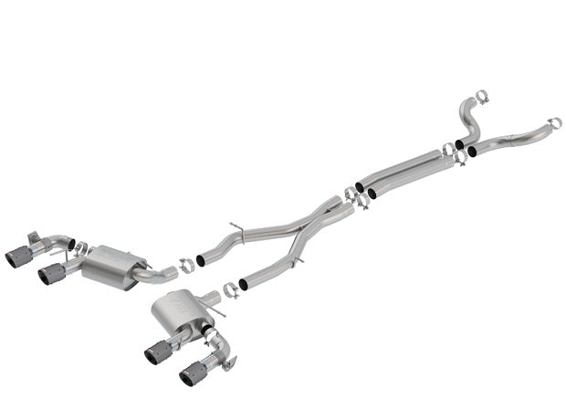 Borla 140726CFBA Cat-Back(tm) Exhaust System - S-Type - Truck Part Superstore
