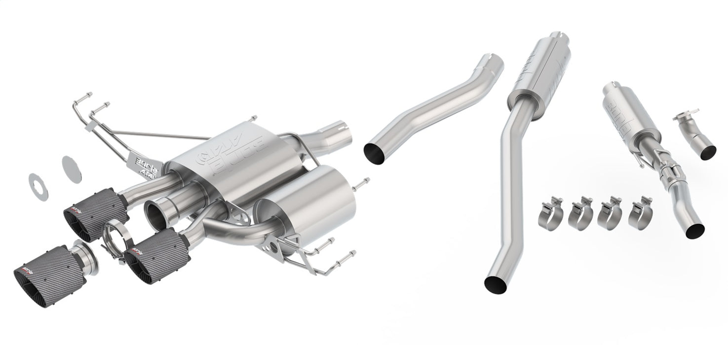 Borla 140738CFBA Cat-Back(tm) Exhaust System - ATAK(r) - Truck Part Superstore