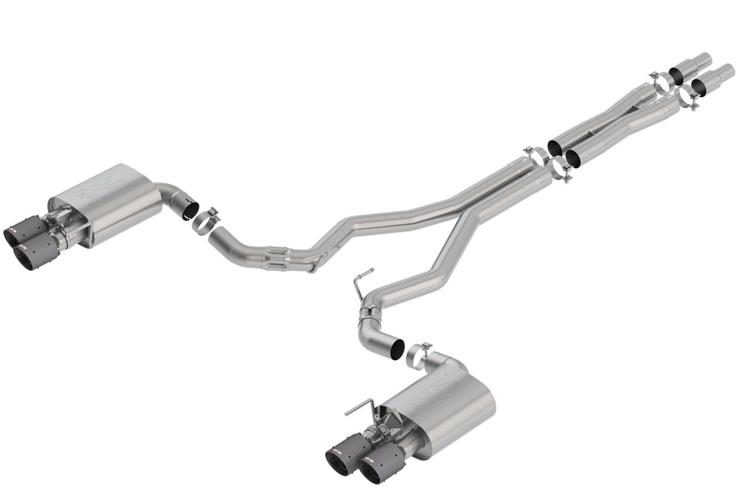 Borla 140743CFBA Cat-Back(tm) Exhaust System - ATAK(r) - Truck Part Superstore