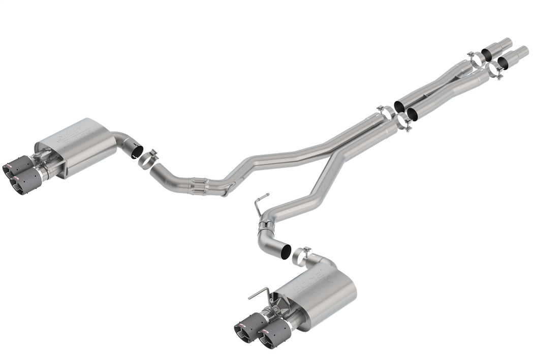 Borla 140743CF Cat-Back(tm) Exhaust System - ATAK(r) - Truck Part Superstore