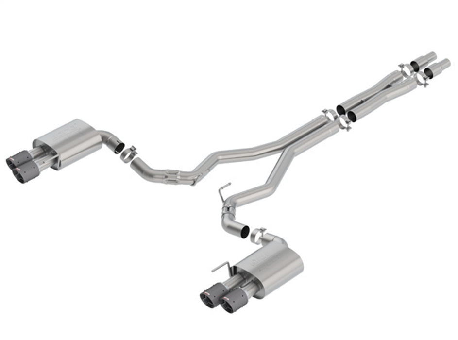 Borla 140746CF Cat-Back(tm) Exhaust System - ATAK(r) - Truck Part Superstore