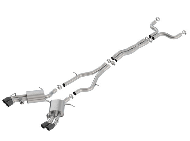 Borla 140754BC Cat-Back Exhaust System - S-Type - Truck Part Superstore