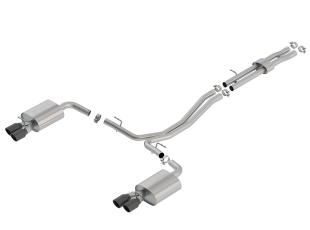 Borla 140765BC Cat-Back Exhaust System - S-Type - Truck Part Superstore