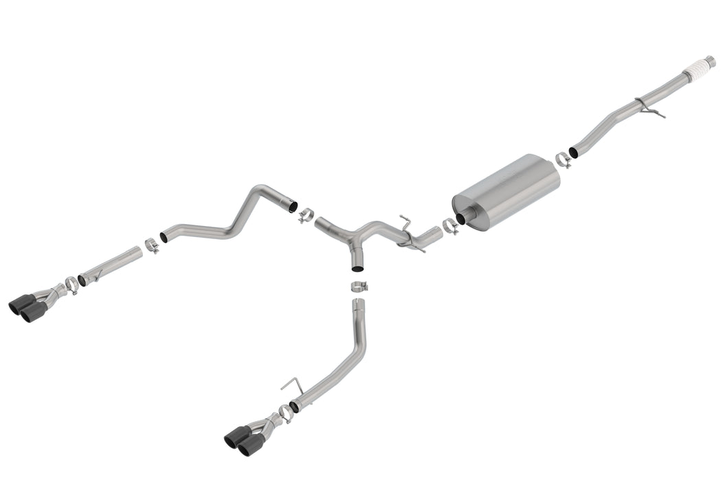 Borla 140768BC Cat-Back(tm) Exhaust System - Touring - Truck Part Superstore