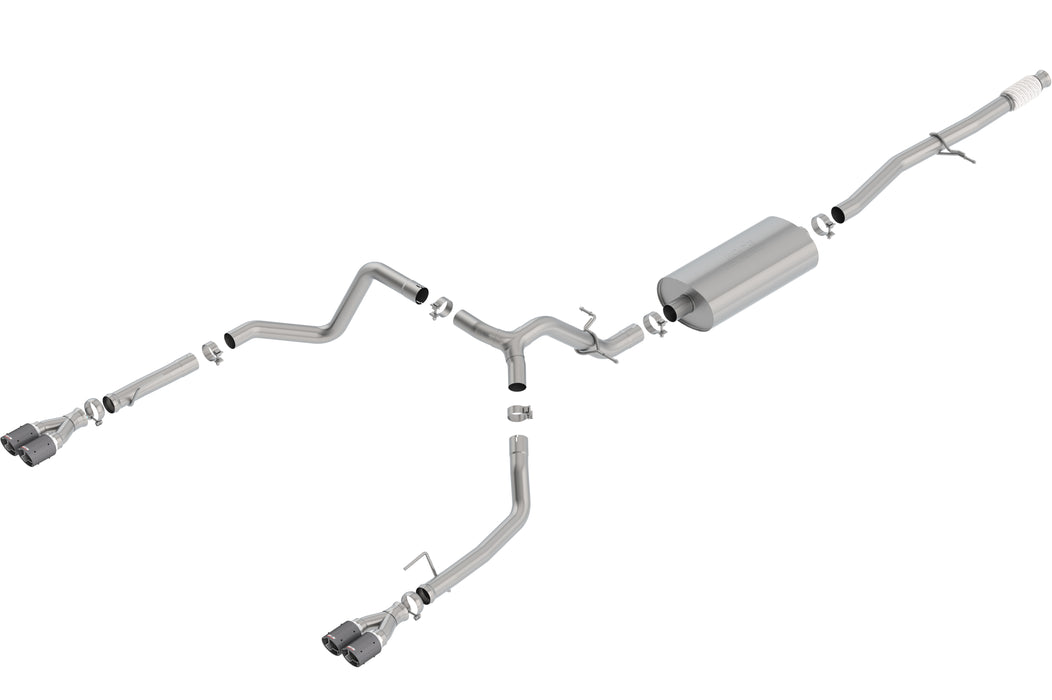 Borla 140768CF Cat-Back(tm) Exhaust System - Touring - Truck Part Superstore